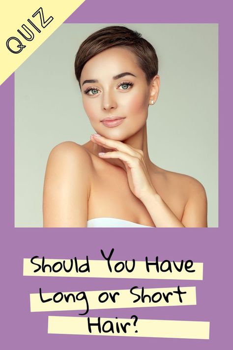 It is high time for a change, and with spring coming and 2018 already here, you may be considering a new look. Start with the basics: long or short hair? Men's short hair. Haircute woman 2020. Haircuts for round faces. Haircuts straight hair. 👧 #Quizony #quiz #whatHaircute #quizzesForWoman #womanQuiz #fashionQuiz #fallHaircut2021 #fashionTrends2021 #fallTrends2021 #halloweenCoustem #halloweenHaircute Haircute Woman, Round Faces Haircuts, What Haircut Should I Get, Haircut Quiz, Haircut Mens, Short Hair With Beard, Spring Coming, Haircuts For Round Faces, Hair In The Wind