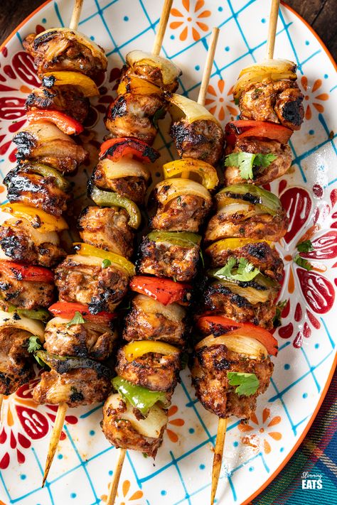 Keto Chinese Recipes, Grilled Mexican Chicken, Bbq Chicken Skewers, Keto Chinese, Best Bbq Chicken, Kabob Recipes, Skewer Recipes, Mexican Chicken, Chinese Recipes