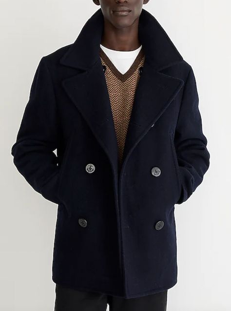 20 Best Peacoats for Men 2023 - Peacoat Shopping Guide Men Winter Coat Outfit, Men’s Pea Coat, Men’s Peacoat Outfit, Men’s Wool Coat, Men’s Peacoat, Men Wool Coat, Black Peacoat Outfit Men, Men’s Coat, Peacoat Men Outfits