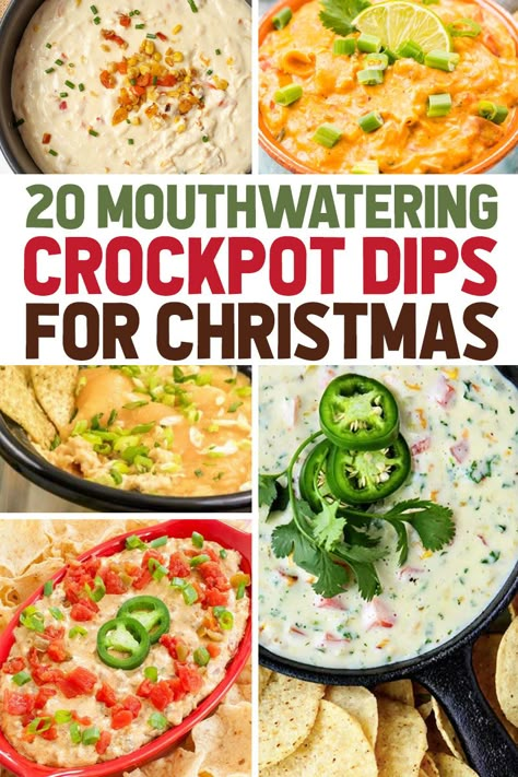 Crockpot Dips, Slow Cooker Dip Recipes, Christmas Crockpot, Crockpot Party Food, Mini Crockpot Recipes, Slow Cooker Dips, Healthy Sauce, Crockpot Christmas, Crockpot Appetizers