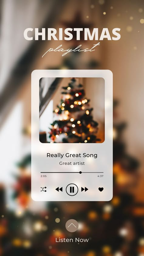 Christmas Music Playlist, New Year Post, Christmas Playlist, Favorite Christmas Songs, 카드 디자인, Christmas Post, Instagram Christmas, Minimalist Christmas, Christmas Templates