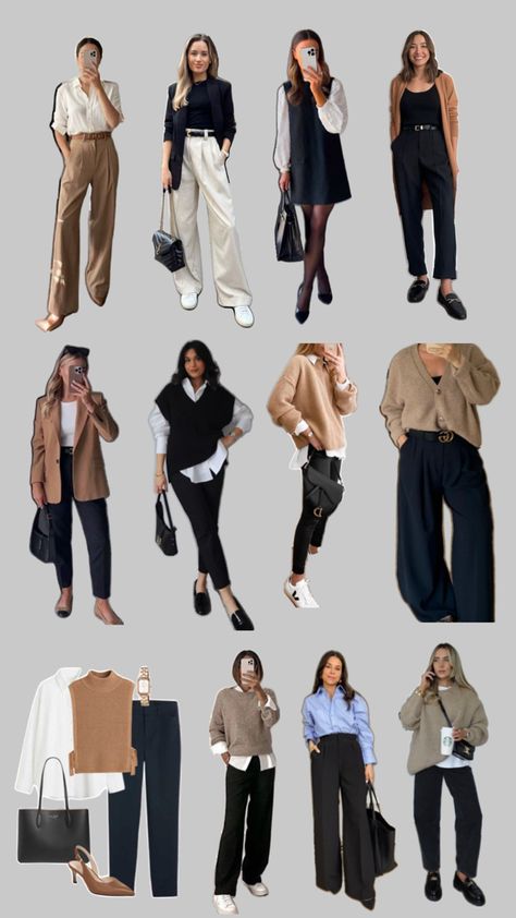 Capsule wardrobe Workwear Capsule Wardrobe, Workwear Capsule, Teacher Outfit, Classy Work Outfits, Fashion Capsule, Teacher Outfits, Daily Outfits, Work Outfit, Capsule Wardrobe