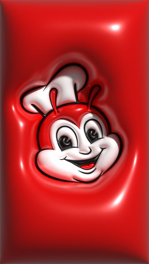 Jollibee Wallpaper, 3d Wallpaper Iphone Red, Red Iphone Wallpaper, Bubble Wallpaper, Red Aesthetic Grunge, Themed Wallpaper, Jelly Wallpaper, 3d Wallpaper Iphone, Red Iphone