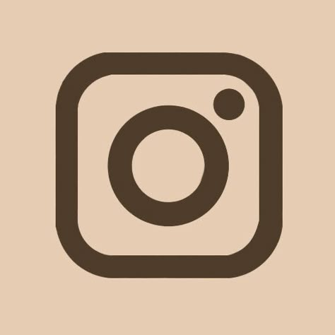 Beige Icons Instagram, Instagram Brown Icon, Instagram Brown Aesthetic, Brown Instagram Icon, Beige Instagram Icon, Aesthetic Icons For Instagram, Brown Icons Aesthetic, Instagram Icon Aesthetic, Icons Aesthetic Apps