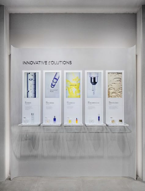 Gallery of IOPE LAB Flagship / Betwin Space Design - 3 Exhibition Display Design, Cosmetic Display, Exhibition Stand Design, Exhibition Booth Design, Cosmetic Shop, Exhibition Display, Exhibition Booth, Concrete Design, Product Display