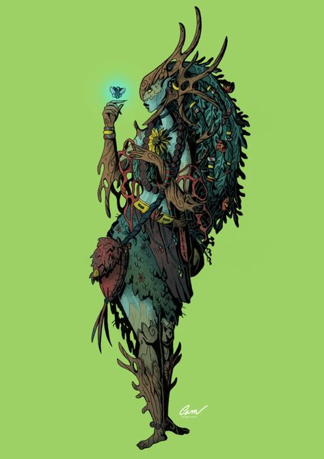 Druid D&D Character Dump - fantasy post - Imgur Female Dryad, Dryad Art, Tree Lady, Forest Spirit, Forest Creatures, Dungeons And Dragons Characters, Dnd Art, Fantasy Creatures Art, Creature Concept Art