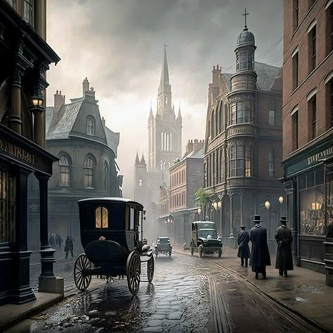 1800s Industrial Aesthetic, Victorian Buildings Aesthetic, 1800 London Aesthetic, London Victorian Era Aesthetic, Victorian Street Aesthetic, 1920s City Aesthetic, Victorian Era Buildings, Victorian Village Aesthetic, Victorian Buildings Architecture