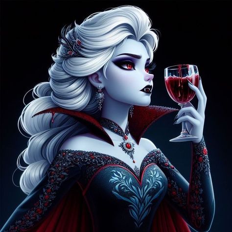 Dark Disney Art Twisted Princesses, Dark Disney Princess Art, Gothic Disney Princesses, Evil Disney Princesses, Gothic Disney, Emo Disney, Twisted Princesses, Dark Disney Princess, Dark Disney Art