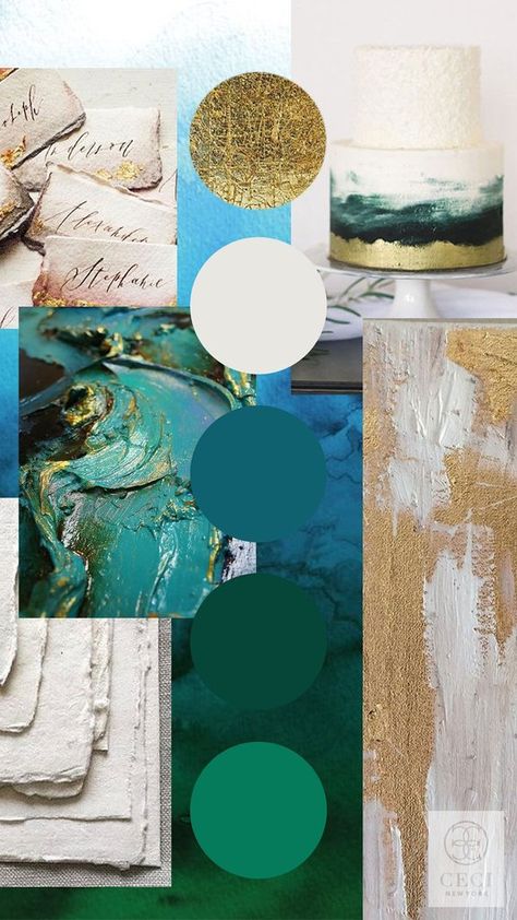 Green Gold Blue Color Scheme, Emerald And Gold Color Scheme, Teal Green Gold Color Palette, Emerald And Turquoise, Blue Teal Gold Color Palette, Turquoise And Gold Color Palette, Turquoise And Gold Bedroom Ideas, Teal And Gold Colour Palette, Turquoise Gold Bedroom