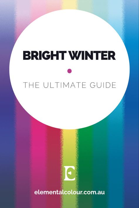 Bright Winter: The Ultimate Guide ∙ ElementalColour Bright Winter Outfits Color Palettes, Winter Bright Palette, Bright Winter Color Analysis, Bright Winter Patterns, Bright Winter Colour Palette, Bright Winter Outfits Capsule Wardrobe, Bright Winter Capsule Wardrobe, House Of Colour Winter Outfits, Winter Bright Outfits