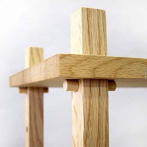 Kursi Bar, Japanese Furniture, Regal Design, Wood Joints, Simple Furniture, Wood Joinery, Diy Furniture Easy, Wooden Cross, Diy Chair