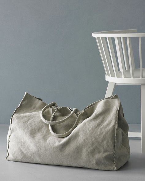 Society Limonta, Linen Bags, Tote Bag With Pockets, Weekend Bag, Eco Bag, Linen Bag, Big Bags, Fabric Bags, Large Tote Bag