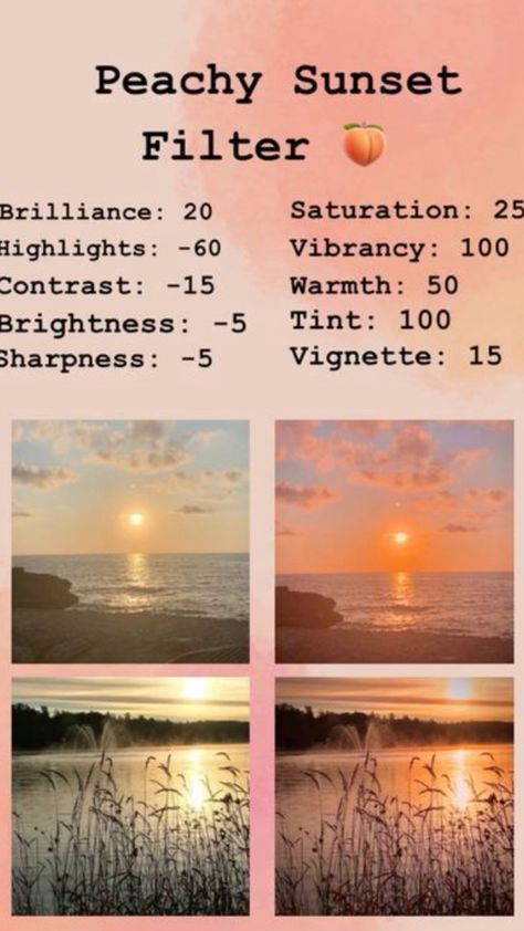 Sunset Filter, Photoshop Retouching, Photos Editing, Vintage Photo Editing, Aesthetic Editing, Phone Photo Editing, Photo Editing Vsco, Learn Photo Editing, Editing Ideas