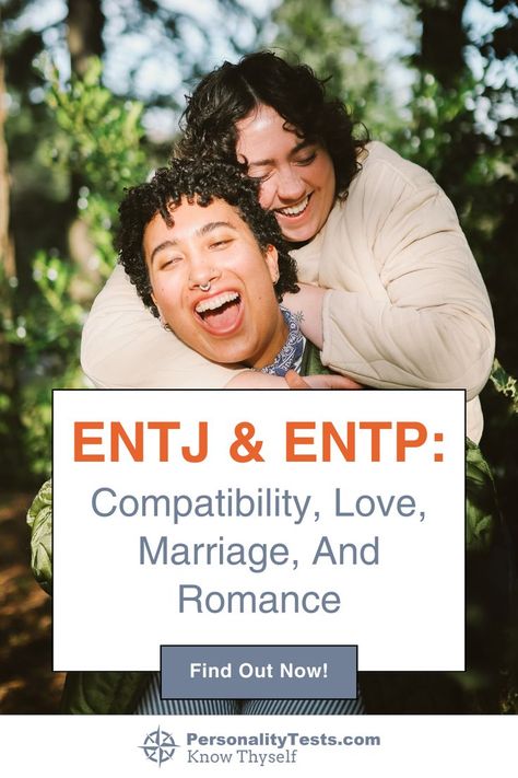 Curious about the electrifying connection between ENTJ and ENTP personalities? ⚡ Delve into the intricacies of their compatibility, love stories, marriage dynamics, and the romantic side of these driven individuals. Discover the traits that shape their unique bond. Click now to explore our personality-focused article! 📚💖 #ENTJ #ENTP #LoveAndMarriage #PersonalityTraits #RelationshipCompatibility Entj And Entp, Entp Compatibility, Entj Entp, Relationship Compatibility, Personality Traits, Love Marriage, Love Stories, Love And Marriage, Personalities