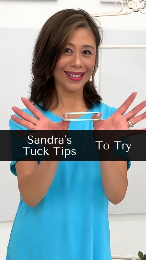 Shepherd's Fashions | Sandra’s T-Shirt Tuck Hacks add shape to a basic tee!! Which Tuck is your favourite…1,2 or 3? Let us know, comment below ⬇️ #Tuck… | Instagram Shirts Too Big Hacks, How To Make Your Shirt Look Tucked In, Dress Into Shirt Hack, Feminine T Shirt, How To Tuck A Tunic Top, How To Wear A Polo Shirt, Fake Tuck Shirt, How To Tuck In Shirt Without Bulk, Oversized T Shirt Tucking Hacks