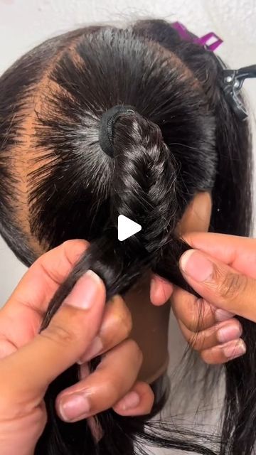 𝑳𝒖𝒄𝒌𝒊𝒏𝒉𝒂𝒊𝒓® Affordable& Beginner Lace Wig on Instagram: "how to do a fishtail braid 💘 Virgin Human Hair Wigs, Closure, Bundles, Accessories . 👉Follow the creator on TK: angelhair_styles 👉DM for wholesale business ---------------------------------------------- .  ✨ 𝑨𝑳𝑳 𝑺𝑰𝑻𝑬 𝟐𝟎% 𝑶𝑭𝑭 #linkinbio . Website: https://www.luckinhair.com/  #Luckinhair ——  #wigs #lacewig #lacefrontwigs #wigsforblackwomen #wigtutorial #wigsnatched #blackhairstyles #wigslayer #lacewigs #meltdown #meltedhairline #wiginstall #wiginstallation #wiglife #wigstyling #pixiecut #queenshairstylist #masterstylist #bodywavehair #straightwig #curlywig #bobwigs #silkpressqueen #blackgirlmagic #laceclosurewig #wigunits" Quick Braid Styles, Dread Journey, Fade Haircut Designs, Hair Braid Patterns, Fishtail Hairstyles, Tail Hairstyle, Quick Braids, Cornrow Hairstyles For Men, Fishtail Braid Hairstyles