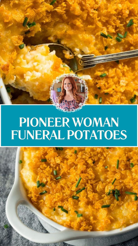 Pioneer Woman Funeral Potatoes Potato Surprise Casserole, Best New Potato Recipes, Shredded Scalloped Potatoes, Alternative To Potatoes, Cheesy Potatoes Shredded, Frozen Cheesy Potatoes, Pioneer Woman Cheesy Potatoes, Pioneer Woman Potatoes Au Gratin, Frozen Potato Casserole Recipes