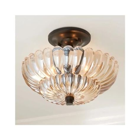 GloMuse Ceiling Lights Semi Flush Mount Ceiling Light, Brown Glass Chandeliers, Black Base Modern Lighting, Light Fixture Suitable for Living Room Kitchen Bedroom Hallway... Bulb Not Included - Amazon.com Vintage Semi Flush Ceiling Lights, Amber Decor, Purple Room, Porch Ceiling, Basement Bedroom, Candle Base, House Updates, Ceiling Light Shades, Electric Bulb