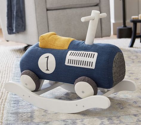 Vintage Car Nursery Rocker | Pottery Barn Kids Baby Boy Nursey, Race Car Nursery, Car Themed Nursery, Vintage Car Nursery, Plane Nursery, Prince Nursery, Nursery Rocker, Car Nursery, Nursery Room Boy