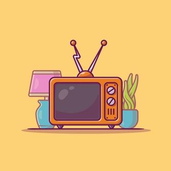 Catalyststuff | Freepik Coffee Cartoon, Tv Vintage, Vector Icons Illustration, Tv Design, Tv Icon, Vintage Television, Technology Icon, Cute Sloth, Seamless Background