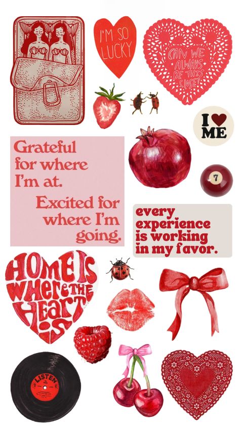 #red #redaesthetic #stickersheet #junkjournal #journal #aesthetic #stickers Journal Red Aesthetic, February Aesthetic Collage, 2025 Stickers Aesthetic, Red Journal Stickers, Valentines Stickers Aesthetic, Orange Stickers Aesthetic, Sticker Sheets Aesthetic Printable, Valentines Mood Board, Red Journal Ideas