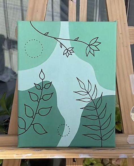 Simplistic Painting Ideas On Canvas, Cute Aesthetic Painting Ideas On Canvas, Simple Painting Inspiration, Small Canvas Ideas Easy, Painting Ideas On Paper For Beginners, Simplistic Painting Ideas, Blue Canvas Painting Ideas Easy Diy, Aesthetic Simple Paintings, Cute Things To Paint On Canvas Aesthetic