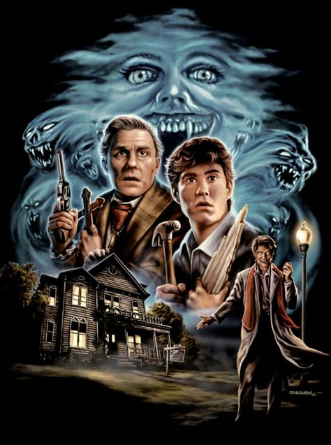 FRIGHT NIGHT Fright Night 1985, Teen Vampire, Fright Rags, Horror Shirts, Vampire Film, Horror Pictures, Vampire Movies, 80s Horror, Horror Artwork