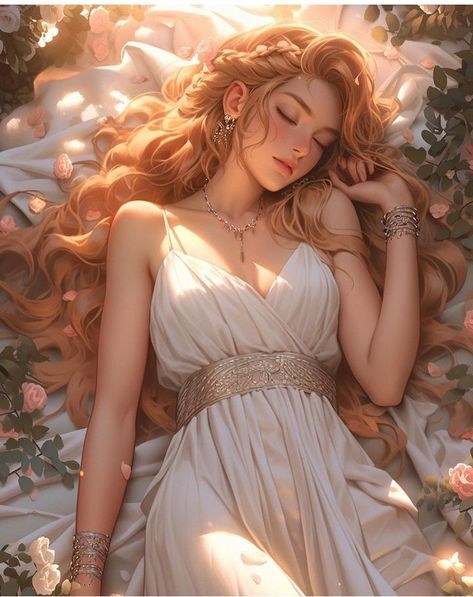 Aphrodite Art, Persephone Art, Greek Goddess Art, Greek Dress, Aphrodite Goddess, Goddess Aesthetic, Greek Women, Greek Mythology Art, Chique Outfits