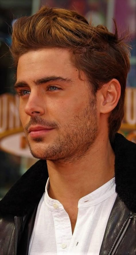 Zac Efron Age and Height 2023 Zac Efron Beard, American Actors Male, Men Beard Style, Zac Efron Hair, Charley Hull, Guess The Celebrity, Hairstyles Boys, Duncan James, Hanson Brothers