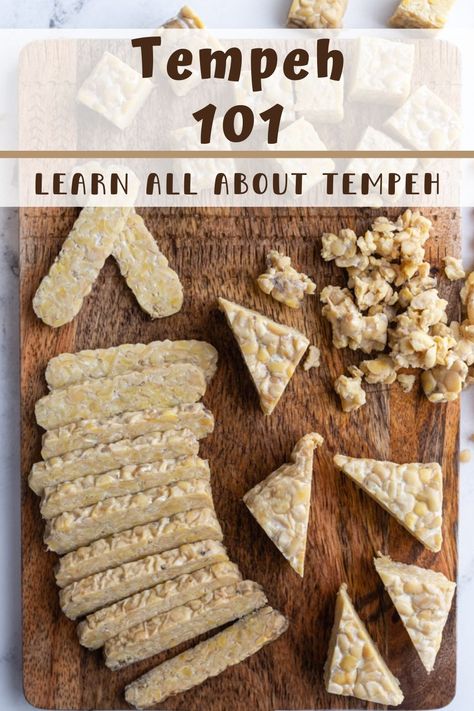 Curious what tempeh is and how to cook it?This comprehensive guide goes over ALL about how to cook delicious tempeh! What Is Tempeh, Tempeh Recipes Vegan, Tempeh Burger, How To Cook Tempeh, Vegan Meat Substitutes, Pescetarian Recipes, Tempeh Recipes, Holistic Recipes, Vegetarian Meal Prep