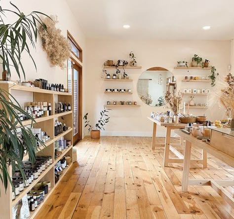 Health Shop Interior, Soap Shop Interior Design, Wellness Shop Design, Self Care Boutique, Holistic Office Space, Holistic Store Ideas, Yoga Studio Retail, Spiritual Store Ideas, Holistic Salon