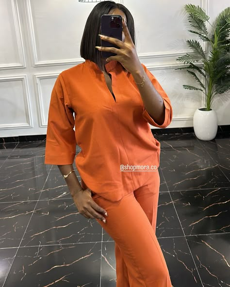 SIMI SET ✨ SHORTS SET: 33,000 TROUSER SET: N36,000 SHORTS ONLY: N16,000 PANTS ONLY: N19,000 Processing period Within Lagos : 10 WORKING DAYS Other states: 13 WORKING DAYS Outside Nigeria: 15-20 WORKING DAYS Please check our size chart before placing orders 💕 Two Piece Styles For Ladies, Trending Two Piece Outfits, Two Piece Outfits Pants Casual, Up And Down Trousers For Ladies, 2piece Outfits Pants, Joyful Wallpaper, 2 Piece Outfit Set Pants, Trouser And Top For Ladies, Dress Pro