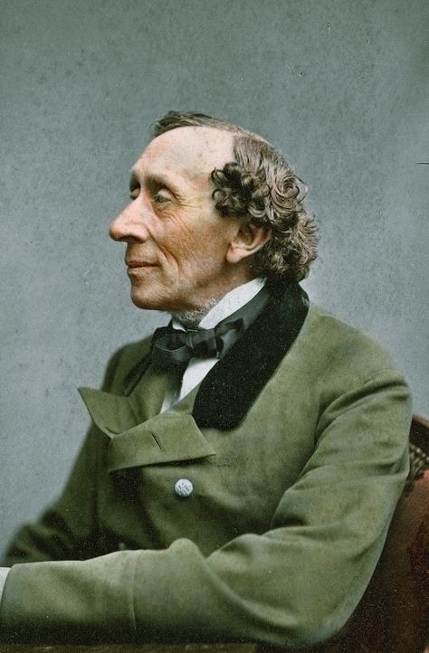 Hans Christian Andersen, Danish author and poet, 1869 - Imgur Hans Andersen, The Little Match Girl, Stieg Larsson, Hans Christian Anderson, Writers And Poets, Hans Christian Andersen, Book Writer, Famous Authors, Hans Christian