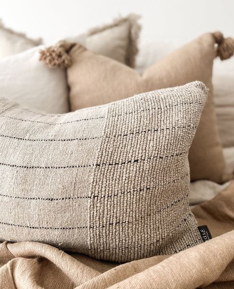 Cushions & Covers – Wander & Wild Cushion Cover Photoshoot, Wabi Sabi Pillows, Neutral Bed Pillows, Pillows Photoshoot, Sofa Pillows Ideas, Cushions On Bed, Bed Throw Pillow, Sofa With Pillows, Cushion Ideas