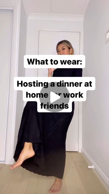 Hosting a dinner party in style? Yes, please! Denim Delight: - Timeless Denim Shirt: Scotch and Soda via @thedom_au - Stylish Straight Leg Denim Pants: @callithelabel Coordinated Comfort: - Kendall and Athena Set in Milk Tea: @lezethelabel (Use code KFxLEZE for 15% off!) Little Black Dress Love: - Classic Black Knit Dress: @tussahthelabel Dress up your hosting moments with grace and style! 💃🌷 #ElegantHosting #FashionInspo #TimelessStyle" Home Dinner Outfit Casual, Hosting Dinner Party Outfit, What To Wear To A Housewarming Party, Casual Dinner At Home Outfit, Hosting Outfits At Home, Dinner Party Host Outfit, Birthday Meal Outfit Evening, Dinner Host Outfit, Team Dinner Outfit