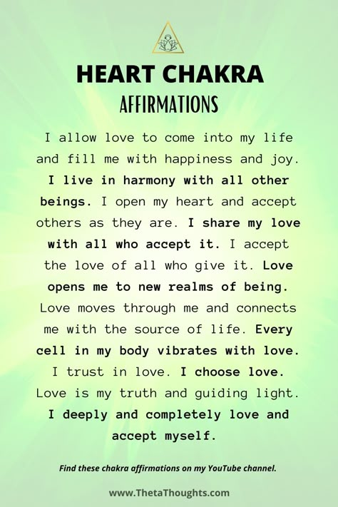 Open Your Heart Chakra, Heart Chakra Affirmations Mantra, Balance Heart Chakra, Opening Your Heart Chakra, Open Heart Affirmations, Open Your Heart To Love, How To Open Your Heart Chakra, Heart Chakra Meditation Script, How To Open Heart Chakra