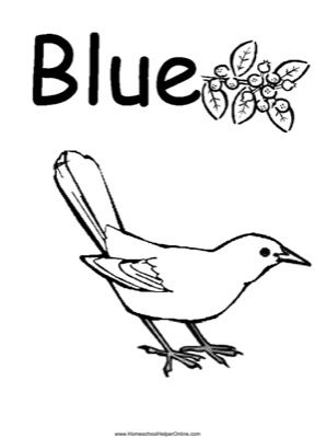 Color Blue Activities, Blue Activities, Coloring Worksheets For Kindergarten, Preschool Color Activities, Color Worksheets For Preschool, Preschool Language, Kindergarten Coloring Pages, Preschool Coloring Pages, Preschool Colors