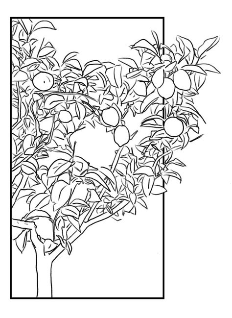 Lemon Tree Tattoo, Coloring Bookmarks Free, Tree Tattoo Designs, Coloring Bookmarks, Lemon Tree, Tree Drawing, Tree Tattoo, Skin Art, Body Mods