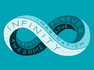 Infinity Graphic Design, Infinity Illustration, Om Symbol Art, Doterra Essential Oils Recipes, Infinity Art, Chinese Typography, Infinity Sign, Drop Cap, Infinity Design