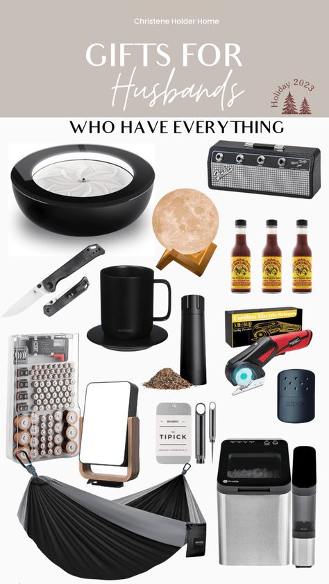 Discover the top Christmas gift ideas for him. From tech gadgets to timeless classics, explore the best Christmas gift ideas for men, husbands, and dads to make this holiday season unforgettable. Gifts For Woodworkers, Holiday Gifts For Husband, Gift Ideas Christmas 2024, Man Gifts For Christmas, Funny Christmas Gifts For Husband, Holiday Stocking Stuffers, Man Present Ideas, Manly Man Gifts, Gifts For Boss Male Christmas