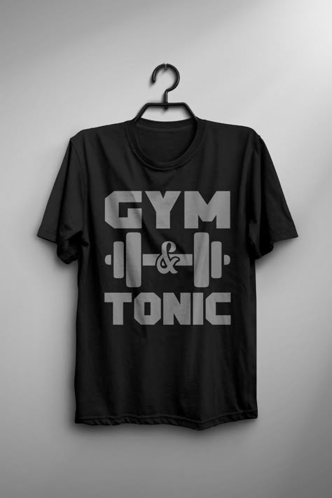 Tshirt Motive, Workout At The Gym, At The Gym, If You Love, Crossfit, Gin, The Gym, T Shirt Design, Shirt Design