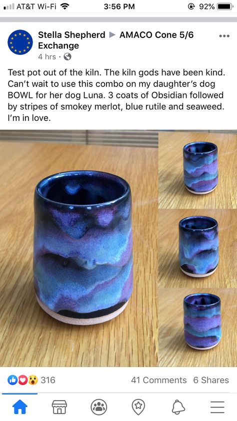 Glaze Patterns, Glaze Layering, Pottery Lessons, Glaze Combinations, Glaze Combos, Glaze Ideas, Pottery Glaze, Amaco Glazes, Ceramic Glazes