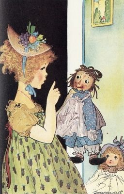 Marcella and Raggedy Ann. Love vintage Raggedy Ann books, and illustrations by Johnny Gruelle Raggedy Ann Doll, Ann Doll, Childrens Books Illustrations, Raggedy Ann And Andy, Raggedy Ann, Vintage Children's Books, Childrens Illustrations, Childrens Art, Pulp Fiction