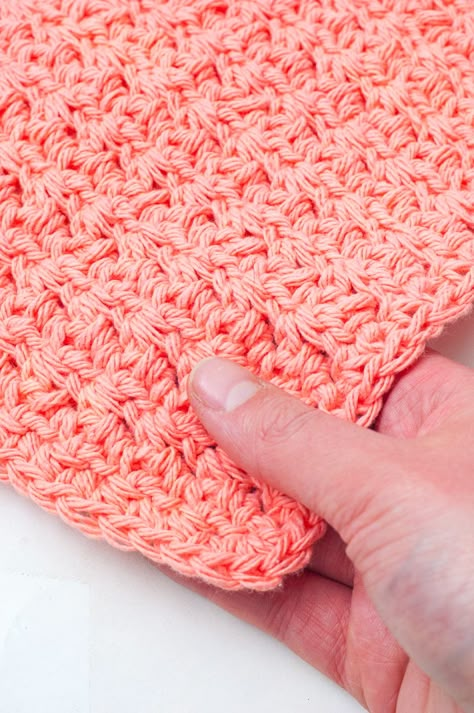 Washcloth Crochet Pattern, Crochet Washcloth Free Pattern, Crochet Washcloth Free, Crochet Dish Cloth Free Pattern, Dishcloth Patterns Free, Crochet Washcloth Pattern, Facial Cloths, Design Kitchen Ideas, Textured Crochet