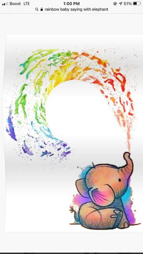 Outdoor Chimney, Rainbow Elephant, Chimney Repair, Therapy Art, Elephant Poster, Paintings Easy, Elephant Pictures, Rainbow Quote, Elephant Drawing