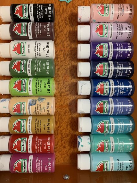 Apple Barrel Paint, Acrylic Paint Tubes, Country Western Decor, Art School Supplies, Pouring Medium, Apple Barrel, Colorful Paintings Acrylic, Paint Tubes, Paintings Acrylic