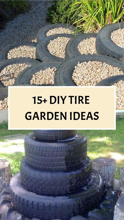 [object Object] Tire Crafts Diy, Tire Art Diy Creative Ideas, What To Do With Old Tires, Ideas For Old Tires, Old Tires Ideas Diy, Tire Upcycle, Tire Garden Ideas, Old Tire Planters, Tire Projects