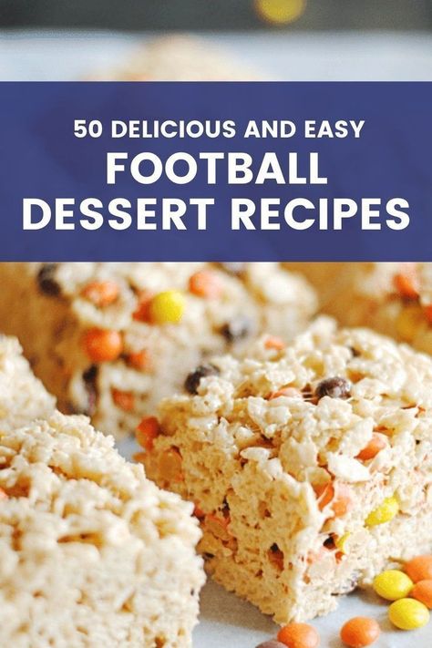 Looking for the best treats to make for game day? Look no further as we have here 50 delicious and easy football dessert recipes that are sure to make your game day more fun. Football Party Food Desserts, Football Desserts Easy, Football Themed Party Food, Football Food Desserts, Football Party Desserts, Football Dessert, Football Themed Desserts, Football Desserts, Football Tailgate Food