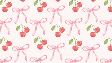 Desktop Wallpaper Aesthetic Coquette, Mac Cute Wallpaper, Desktop Wallpaper Coquette Hd 1080p, Cherry Desktop Wallpaper Aesthetic, Laptop Wallpaper Desktop Wallpapers Coquette, Cute Imac Wallpaper, Macbook Wallpaper Aesthetic Summer, Cherry Wallpaper Desktop, Cherry Coquette Wallpaper