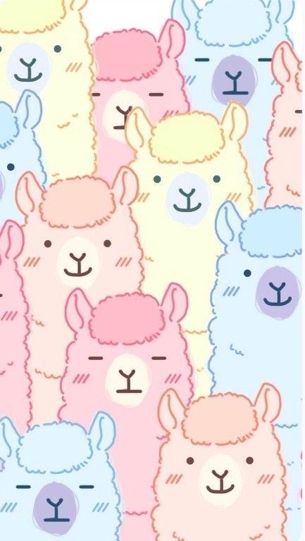 Alpaca Wallpaper, Llama Wallpaper, Llama Drawing, Llama Pictures, Kawaii Disney, Cute Alpaca, Galaxy Theme, Wallpaper S, Wallpaper Love